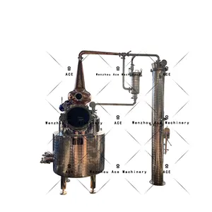 多機能多機能蒸留器ウイスキー白ワインギンウォッカ用銅蒸留所
