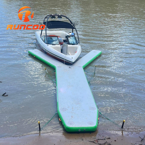Chất lượng cao Inflatable y hình máy bay phản lực trượt tuyết thuyền Dock phao thuyền du thuyền bãi đậu xe phao với túi lưu trữ - Product Image 1