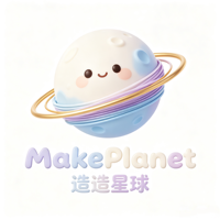 Filament d'impression 3D MakePlanet 0001 Modèle 1,75 mm PLA Mat 1 kg pour toutes les imprimantes 3D FDM CN/JIA