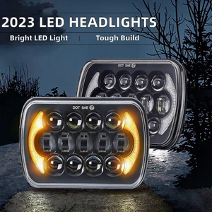 ไฟหน้า LED รุ่นใหม่ ปี 2023 กำลังไฟ 200W ขนาด 5x7 7x6 รุ่น H6054 6054 สำหรับรถจี๊ป เชอโรกี XJ แรงเลอร์ YJ สำหรับรถฟอร์ด เชฟวี่ จีเอ็มซี และมอเตอร์ไซค์อื่นๆ - Product Image 2