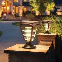 Solar Bug Zappers Light Outdoor Muggenafstotende Waterdichte Tuinlampen voor Achtertuin Patio Gazon Pathway Camping Tuin