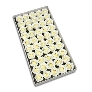 Geburtstags feier Dekoration Weihnachts geschenk Bouquet Weiße Seife Rose Blumen Kopf Hochwertige Hot <span class=keywords><strong>Sell</strong></span> Künstliche Hochzeit 1000 Pcs - Product Image 1