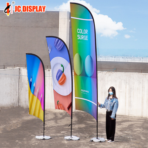 Hoạt Động Ngoài Trời Bay Giá Rẻ Quảng Cáo 3M 5M Xách Tay Polyester Tùy Chỉnh Giá Rẻ Bãi Biển Cờ - Product Image 6