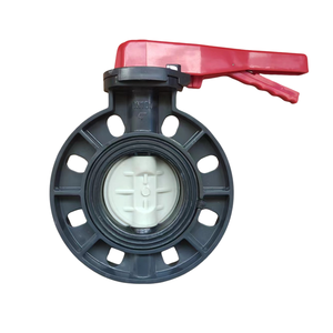 Fabriek Verkoop <span class=keywords><strong>Aquarium</strong></span> Irrigatie Vis Fokken Afval Kleppen Upvc Hendel Handmatige Handgreep Wafer Vlinderklep - Product Image 5