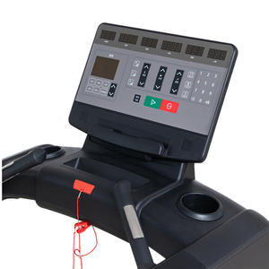 ลู่วิ่งไฟฟ้าระดับมืออาชีพสำหรับใช้ในบ้านและเชิงพาณิชย์ พร้อมหน้าจอ LED แสดงอัตราการเต้นของหัวใจแบบไร้สาย โครงอะลูมิเนียมอัลลอยด์ มอเตอร์ 220V ความเร็ว 1-20 กม./ชม. - Product Image 5