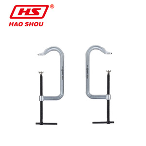 Industrial Grade All-Steel Quick Clamp Fixture F-Clamp Bar Clamp <b>Tooling</b> for Woodworking Heavy-Duty Forged and Welded - Product Image 2