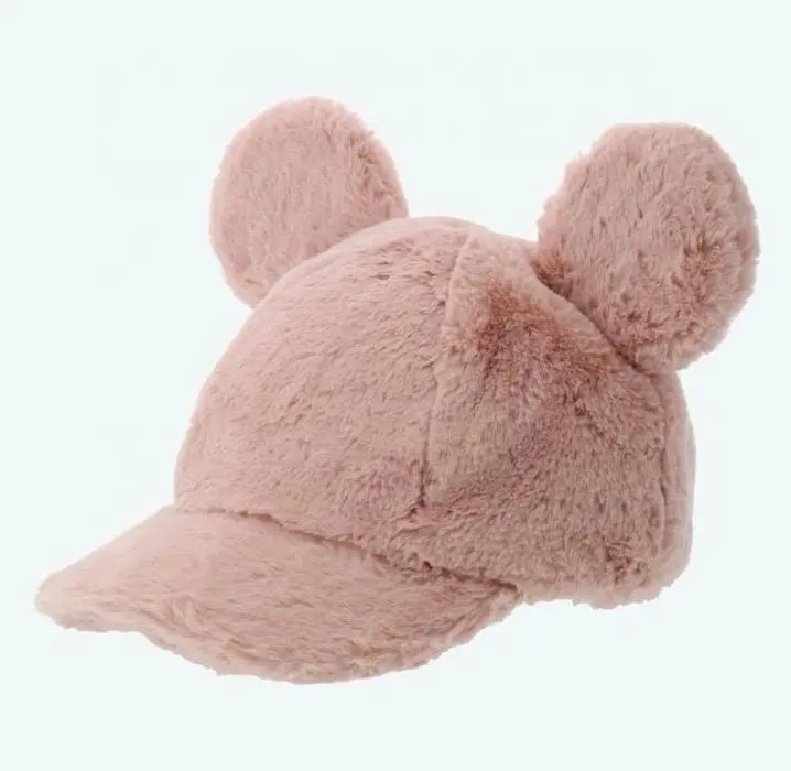 Bonito Feito Sob Encomenda Em Branco Crianças Mickey Mouse em Forma de Orelha chapéu Atacado Colorido Crianças cap chapéu de Inverno
