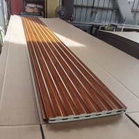 Vente en gros de carreaux d'aluminium pour l'isolation extérieure de la Grande Muraille panneaux métalliques avec toiture thermique panneau de polyuréthane matériau à âme en PU