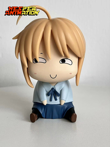 HESPER 10cm Anime Kawaii Altria poupées destin Grand ordre sabre Statue Altria <span class=keywords><strong>Pendragon</strong></span> figurine GK modèle PVC Collection - Product Image 2