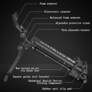 Macchina Fitness per la casa pieghevole di alta qualità Multi-Purpose attrezzature per l'allenamento addominale con panche regolabili tubo d'acciaio - Product Image 4