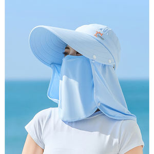 Chapeau de pêche soleil Protection UV UPF 50 + chapeau de soleil seau été hommes femmes grand <span class=keywords><strong>large</strong></span> <span class=keywords><strong>bord</strong></span> <span class=keywords><strong>Bob</strong></span> randonnée chapeaux de plein air avec sangle de chaîne - Product Image 5