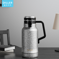 Thermos en acier inoxydable haut de gamme de 1,8 L, grande capacité, isotherme, anti-fuite, avec poignée confortable
