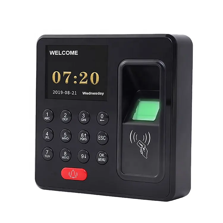 Keysecu Standalone Biometric Fingerprint Access Control Keypad ABS rfid With Time Attendance Record Function