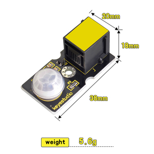 Keyestudio EASY Plug RJ11 PIR Módulo de <span class=keywords><strong>sensor</strong></span> de movimiento para <span class=keywords><strong>Arduino</strong></span> STEAM Programación Aprendizaje STEM Módulo educativo - Product Image 2