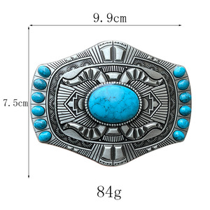 Fibbie per Cinture in Metallo Massiccio 3D Stile Western Cowboy, 40mm, in Zinco Anticato, con Logo Personalizzato, per Uomo e Donna, Vendita all'Ingrosso - Product Image 2