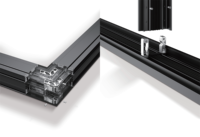 Ventana Abatible y Giratoria de Aluminio Moderna con Aislamiento Térmico, Triple Vidrio Aislante para Baño