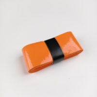 Surgrip de tennis ultra-adhésif pour raquette de badminton, double face, doux, absorbant la transpiration, lot de 6, orange, usine OEM
