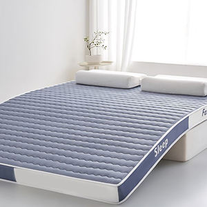 Surmatelas en latex naturel de qualité supérieure, taille Queen, taille King, mousse à mémoire de forme douce et silencieuse pour lit à domicile - Product Image 1