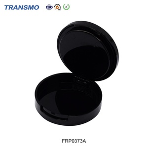 Envase de Plástico Personalizado para Polvos Negros, Contenedor Vacío para Rubor con Logotipo para Almacenamiento de Productos de Belleza - Product Image 4