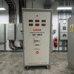 LiOA SH3 100K II 100kVA Three Phase Automatic <b>Voltage</b> <b>Regulator</b> Rugged Design AC <b>Stabilizer</b> for Agricultural and Farm Power - Product Image 1