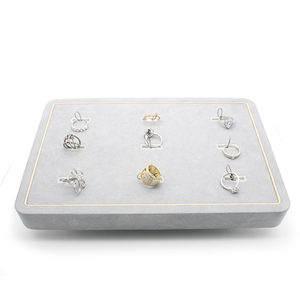 보석을 위한 주문을 받아서 만들어진 나무로 되는 물자 안전 반대로 도둑질 반지 전시 - Product Image 2