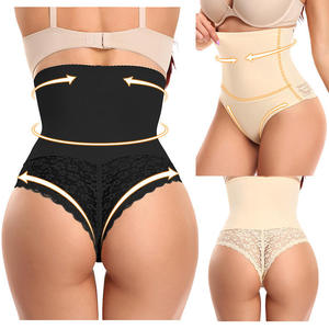 Women's High <strong>Waist</strong> Body Shaper Pants Tummy Control Lace Thong With Firm Level Sexy <strong>Slimming</strong> Shaper Panties <strong>Underwear</strong> - Product Image 6