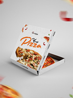 Boîtes à pizza écologiques en gros avec logo, 18 pouces (35 cm), pliables, personnalisées, gaufrage, échantillon gratuit, emballage pour frites et burgers