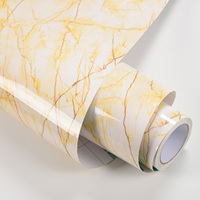 Vinilo Autoadhesivo con Diseño de Mármol, Resistente al Agua y al Calor, para Renovar Muebles, Gabinetes de Cocina y Encimeras