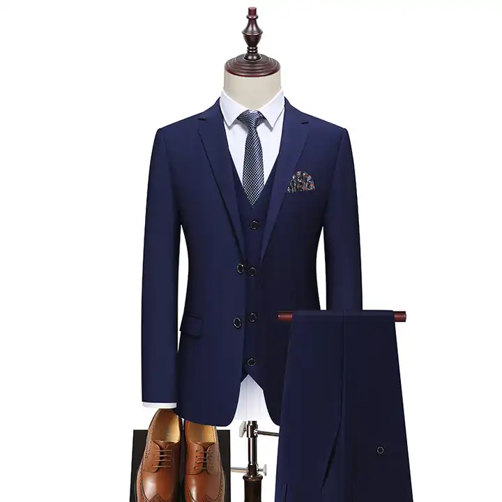 Buy Louis Philippe Men Cream Slim Fit Textured Formal Three Piece Suit (Set  of 3) online