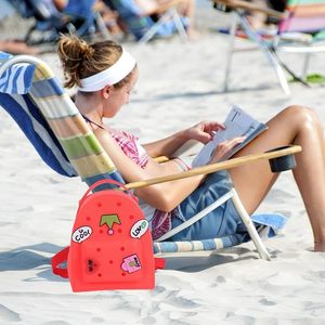 กระเป๋าเป้สะพายหลังกันน้ำ EVA สีสันสดใสพร้อมกรอบเปิดสำหรับเด็กกระเป๋าชายหาดซิลิโคนขนาดเล็กสำหรับเด็กผู้หญิง - Product Image 6