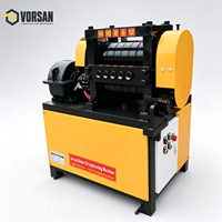 Machine de redressage de barres d'acier pour le recyclage des ferrailleuses d'acier et l'utilisation sur les chantiers de construction – Redresseur de ferrailleuses d'acier robuste