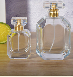 Venta al por mayor vacío 30ml 50ml 100mL mujeres hombres claro hermosa botella de perfume de vidrio con tapa de vidrio - Product Image 4