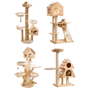Árbol para Gatos Todo en Uno, Grande y Ahorrador <span class=keywords><strong>de</strong></span> Espacio, para Uso Doméstico, Pedidos al por Mayor Disponibles Directamente <span class=keywords><strong>de</strong></span> Fábrica - Product Image 2