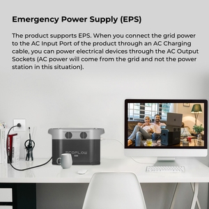 Voiture <span class=keywords><strong>Ecoflow</strong></span> <span class=keywords><strong>Delta</strong></span> Max Centrale électrique portable <span class=keywords><strong>2000w</strong></span> solaire - Product Image 2