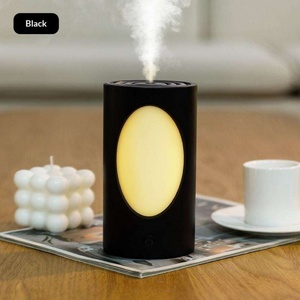 Humidificateurs à brume froide de haute qualité 600 ml, diffuseurs d'aromathérapie bruit blanc en forme de tronc d'arbre avec 7 lumières colorées pour la maison - Product Image 1