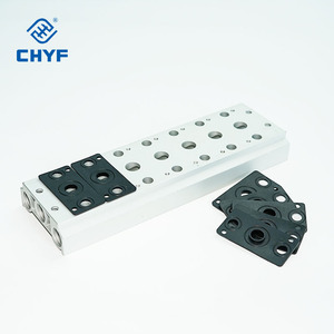 Collecteur de base d'électrovanne pneumatique 200M-1F/2F/3F/4F/5F/6F/7F/8F - Product Image 4