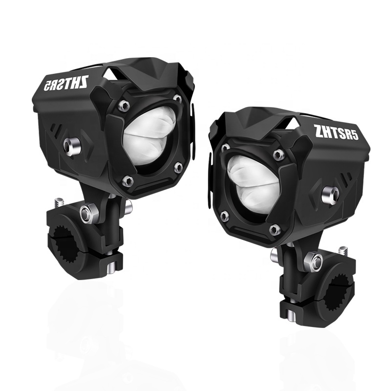 2Pcs Motorcycle Spotlight Driving Fog Light Led Headlight Super Brightness Work Light Motorcycle Lights SR5W