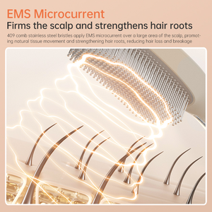 TOUCHBeauty <span class=keywords><strong>Brosse</strong></span> <span class=keywords><strong>à</strong></span> <span class=keywords><strong>Cheveux</strong></span> <span class=keywords><strong>Électrique</strong></span> 3-en-1 Outils de Salon EMS Microcourant Ions Négatifs Vibrante Anti-Chute Croissance des <span class=keywords><strong>Cheveux</strong></span> Cuir Chevelu - Product Image 3