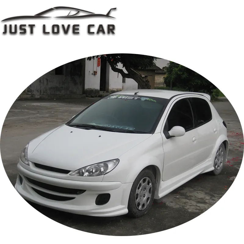 FOR PEUGEOT 206 CAR BODY KIT FRONT BUMPER REAR BUMPER SIDE SKIRTS SPOILERS