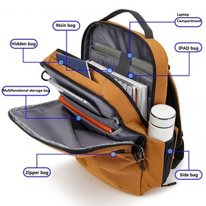 Mochila Multifuncional de 17 Pulgadas para Hombre, para Viajes de Negocios, Gran Capacidad, para Computadora Portátil, con Correa Ajustable - Product Image 3