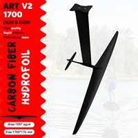 GY 1700 Mât en carbone pour SUP, kayak, Wing Foil, efoil, surf, planche de surf, pêche, jeux aquatiques, wingfoil, kitesurf, hydrofoil