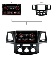 Android 12 araba ses DVD GPS Toyota Fortuner 2008-2014 için radyo AM FM RDS TV müzik Wifi araç dvd oynatıcı oynatıcı navigasyon GPS