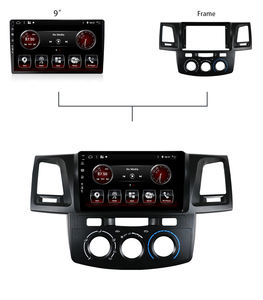 Android 12 Car Audio DVD GPS pour Toyota Fortuner 2008-2014 Radio AM FM RDS TV Music Wifi Car Dvd Player Navigation GPS - Product Image 4