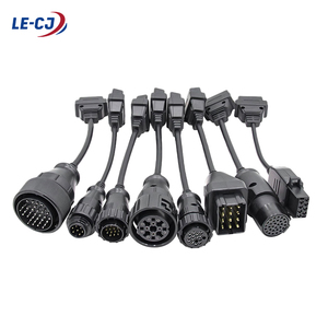 Juego Completo <span class=keywords><strong>de</strong></span> 8 Cables OBD OBD2 <span class=keywords><strong>para</strong></span> Diagnóstico <span class=keywords><strong>de</strong></span> Camiones y Automóviles, Kit <span class=keywords><strong>de</strong></span> 8 Cables <span class=keywords><strong>para</strong></span> Vehículos con Pines Activados, Adaptadores <span class=keywords><strong>para</strong></span> Camiones - Product Image 1