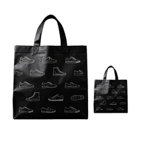 Sac de vêtement en non-tissé laminé robuste, imperméable, pour emballage de magasin de mode