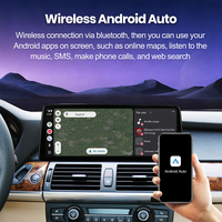 Écran CarPlay Rhythm Alloy pour BMW X5 E70 CCC 2008 2009 avec commande au volant et caméra de recul