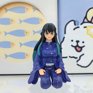 Nezuko <span class=keywords><strong>Zenitsu</strong></span>, personnage d'anime <span class=keywords><strong>de</strong></span> 9 à 10cm, <span class=keywords><strong>figurine</strong></span> miniature en vinyle, à genoux, jouet en PVC, 7 pièces par lot, nouveau - Product Image 6