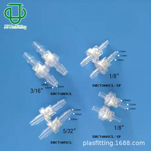 Válvula de Retención JU DBCV104SP de Doble Lóbulo, Estructura de Plástico PP de Grado Alimenticio, Válvula Unidireccional para Aplicaciones de Baja Presión - Product Image 4