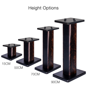 Giá đỡ loa gỗ HDF Yinyu SS041-90 với đệm EVA chống rung và chân đế đa năng dành cho hệ thống âm thanh <span class=keywords><strong>Hi</strong></span>-<span class=keywords><strong>Fi</strong></span> và rạp hát gia đình - Product Image 4