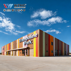 Arena de Trampolín Prefabricada, Espaciosa, de Dos Pisos, Techo Alto, Larga Duración, Diseño Moderno, Resistente al Viento - Product Image 1